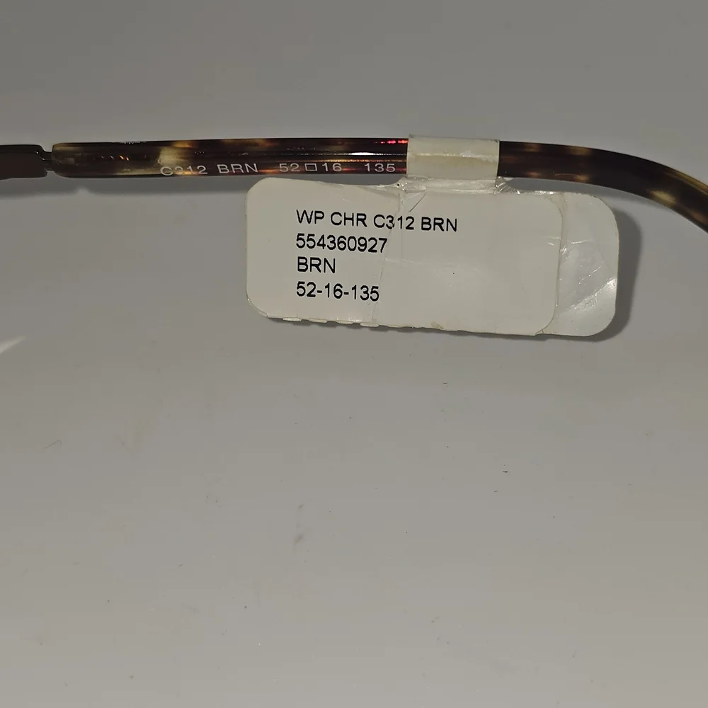 Christie Brinkley C 312 BRN‎ Brown Eyeglass Frames 52 16 135